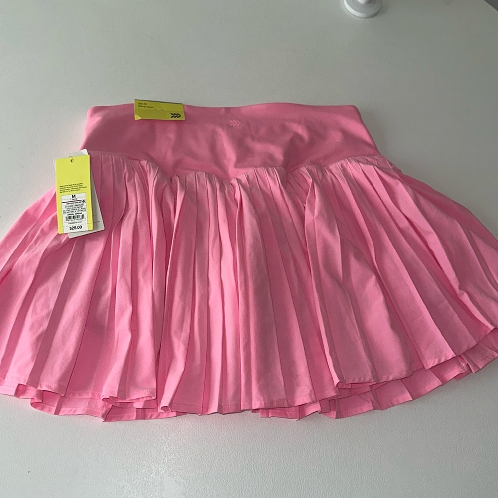 Pink all motion tennis skirt size M